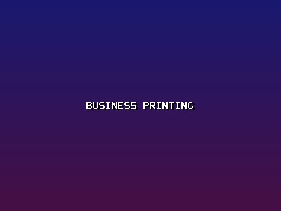 Business Printing