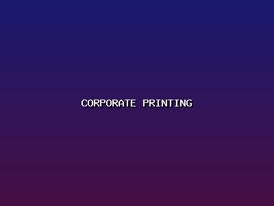 Corporate Printing