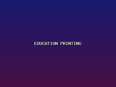 Education Printing