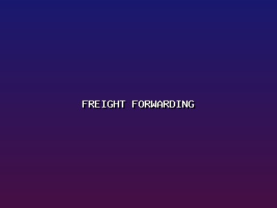 Freight Forwarding