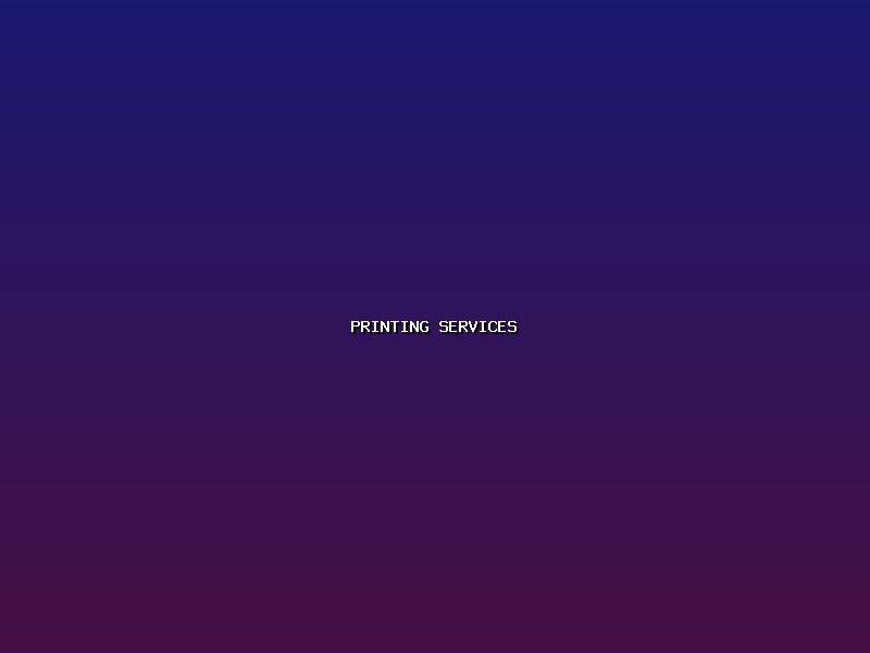 Professional Printing Services
